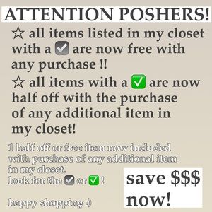 SAVE ON HALF OF MY CLOSET !!